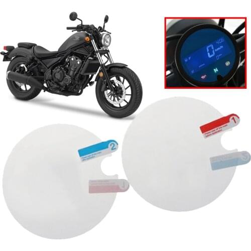 For Honda Rebel 500 CM500 CMX500 Rebel500 Motorcycle 2020 2 Set Cluster Scratch Protection Film Screen Protector Accessories