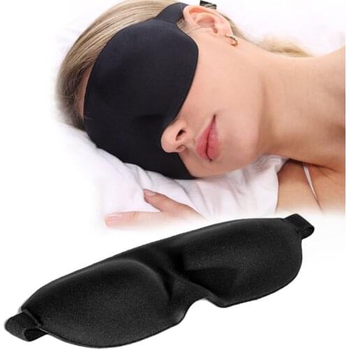 3D Sleep Mask Natural Sleep mask for eyes Eyeshade Cover Shade Eye Patch Soft Portable Blindfold Travel Eyepatch