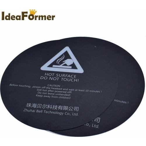 3D Printer Kossel Heat bed Sticker With Tape 200mm or 220mm Round Print Build Plate Tape For Delta 3D Printer Part
