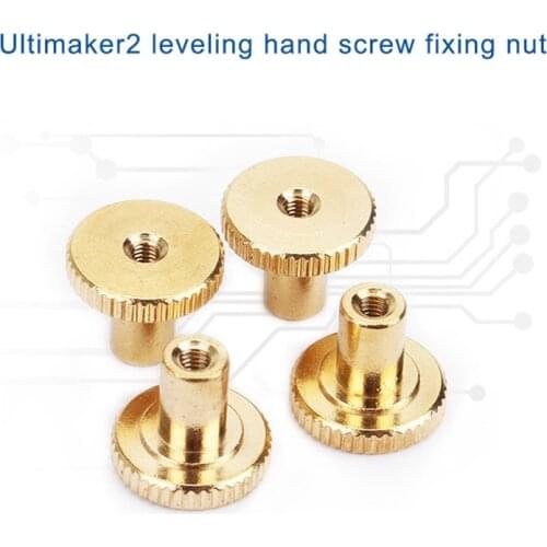 4Pcs DIY Base Plate Platform Knurled Nut Leveling Fixing Thumb Screw for Ultimaker 2 3D Printer 너트리벳 손너트