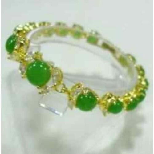 Free shipping MARVELOUS NATURAL GREEN jewerly BRACELETS