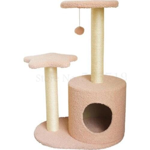 Large cat climbing frame cat nest cat tree integrated sisal cat villa cat claw board multi-layer climbing frame