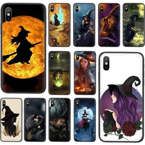 For Xiaomi Redmi K40 K30 K30S K20 Gaming 9 9C 8 8A 7 7A 6 6A 5 4X 4A Nfc Plus Pro 5G Destockage Halloween Witch Black Prime
