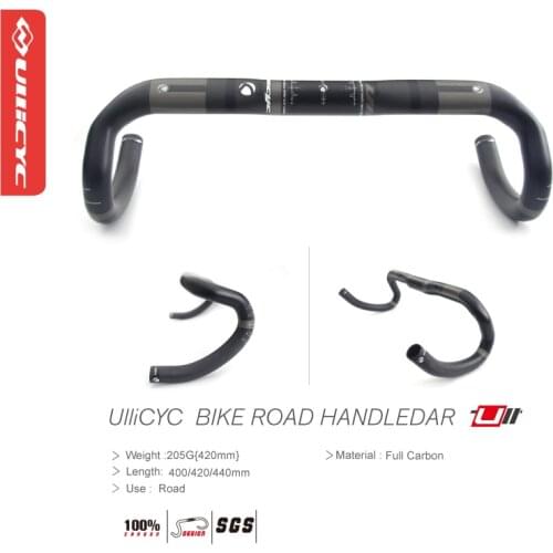 Ullicyc Matt UD full Carbon Road Handlebar Top Fiber Road Handlebar 31.8*400/420/440mm WB626