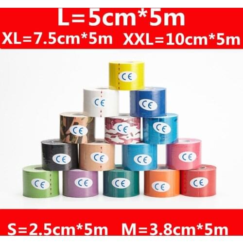 Kinesiology Tape Athletic Elastoplast Sport Waterproof Tape Medical Therapy Self Adhesive Bandage Knee Muscle Protector L2147SPA