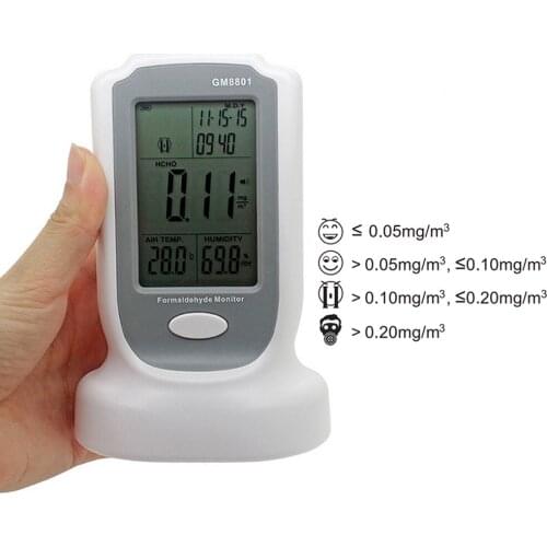 Formaldehyde Detector Air Quality Monitor Air Detector Formaldehyde Air Testing Gas Detector