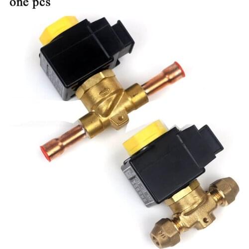 1pc gas valve for water pipe air conditioning kitchen industry two-position two-way electromagnetic welding gas valve220/230V 8W