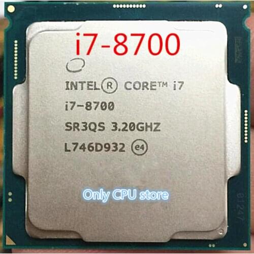 Intel-Core i7 8700-3.20GHz 12M Cache-6-Core-CPU-Processor-SR3QS-LGA1151-65W-Tray Intel-Core-i7-8700-3-20GHz-12M-Cache-6-Core