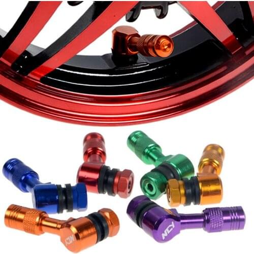 Applicable to Motorcycle Vacuum Tire Valve Electric Vehicle Vacuum Tire Air Nozzle Leak-Proof Tire Valve Oblique Head