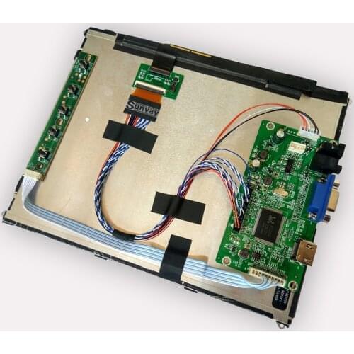 Yqwsyxl Driver board kit for IPad 3 4 9.7" LP097QX1-SPA1/SPA2/SPAV/SPC1/SPC2/SPC3 2048x1536 HD+VGA LED LVDS EDP Controller Board