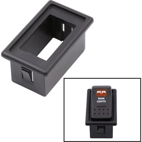 Frame Fixing Switch For Car Boat Rocker Switch Clip Switch Fixed Box high low temperature resistant materials Way Car Switch