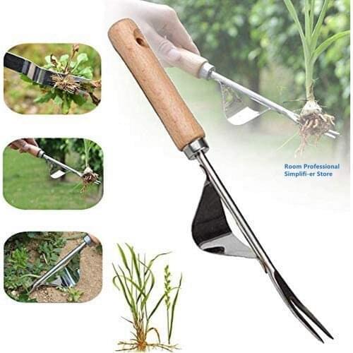 Mini Manual Weeder Fork Stainless Steel Hand Garden Digging Puller Weeding Tool Transplanting Digging Soil Garden Hand Tools