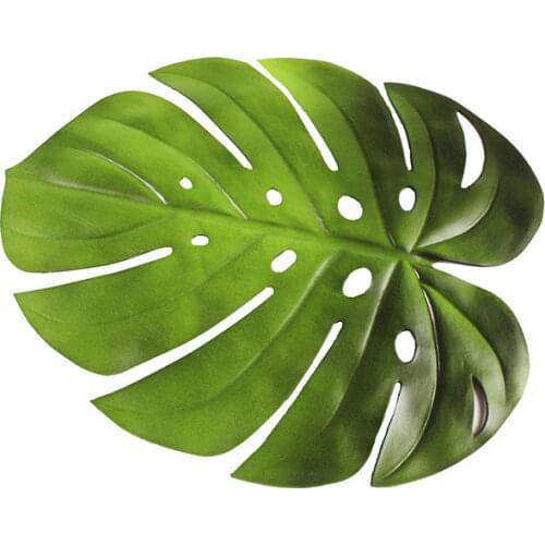 Simulation Broad Leaf Placemat Waterproof And Grease Resistant Restaurant Decoration Tableware Mat Creative Design Pad
