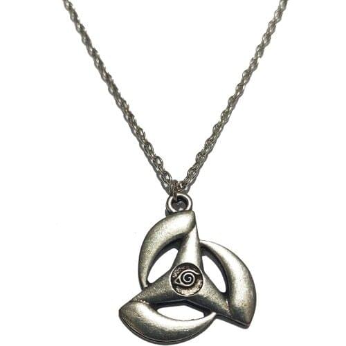 Sbnmstore Naruto Style Fashion Silver Plated Necklace