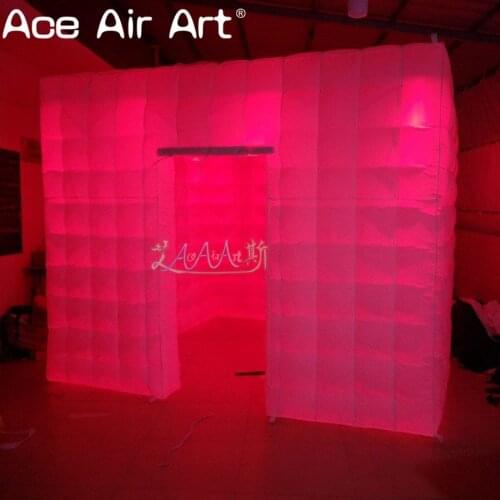 Beautiful multi color inflatable wedding photo booth model advertising inflatable photo booth for parties