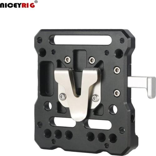 Niceyrig V-Lock Mount Battery Assembly Kit with Portable Stainless Steel Buckle