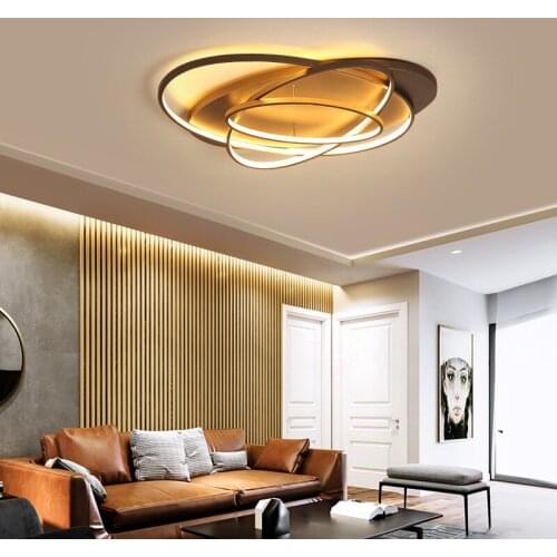 Oval Led Chandelier Lights Luminaire Plafonnier For Living Room Kitchen Bedroom Lamp Modern New Light Fixtures Lighting ZM1111