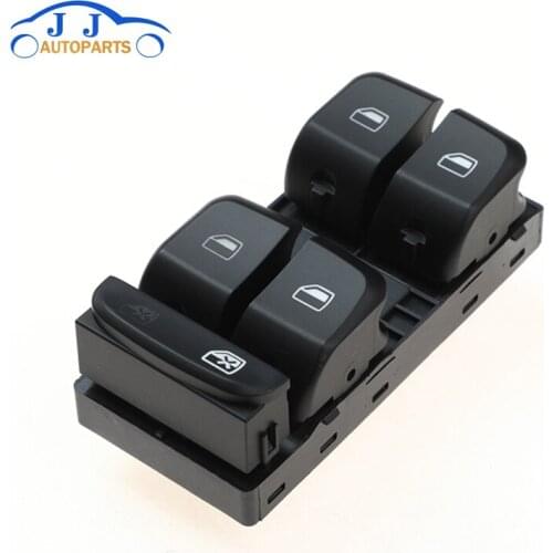 YAOPEI 8K0959851D Chrome Electric Master Power Window Switch For Audi A4 S4 Allroad Quattro B8 Q5 A5 2008-2014