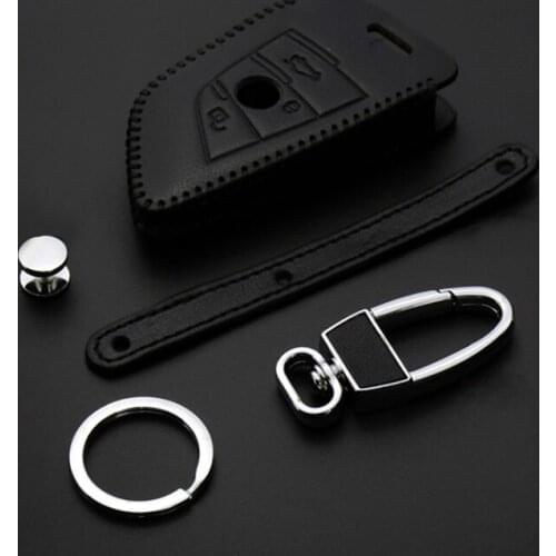 Applicable to for car key mens ladies high quality leather key set fashion generous beautiful