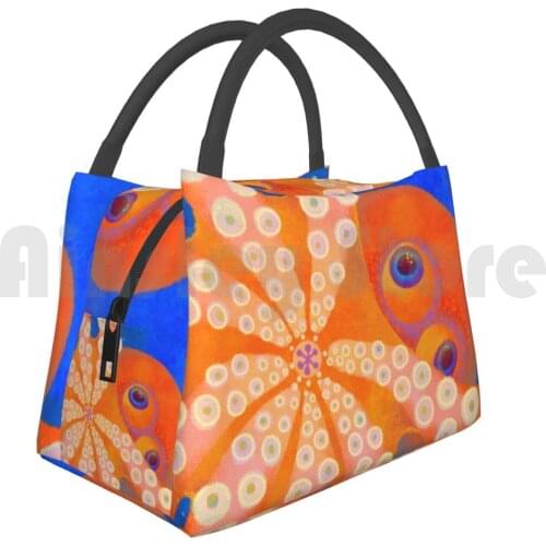 Portable Insulation Bag Hypnosis Octopus Hypnosis Octopus Fish Ocean Marine Abyss Sea Tentacle