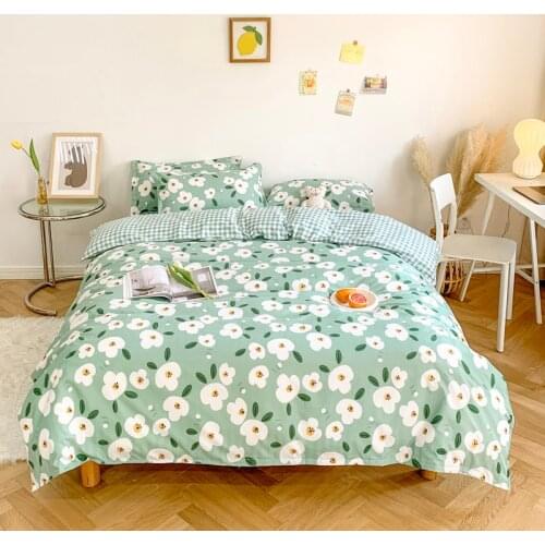 Simple Bedding Quilt cover (no Pillowcase)Duvet Cover Sets Bed Linen Sheet Single Double Queen King Size Quilt Covers Bedclothes