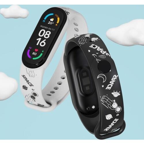 Strap for Xiaomi Mi Band 6 5 4 3 Wristband Bracelet Mi Band 6 Strap for Mi Band 5 Pulseira Miband 4 Correa Wrist Replacement