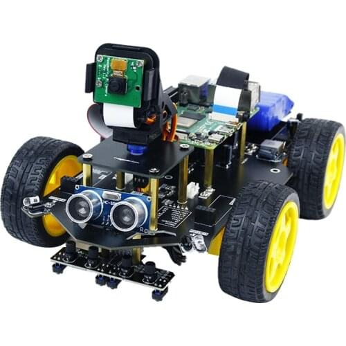 Blueraven Raspbot AI Vision Robot Car with FPV Camera for Raspberry Pi 4B