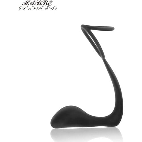 Sex Toys For Men Delay Ejaculation Ring Gay Male Masturbator Anal Plug Prostate Massager Silicone Stimulator Anal Butt Plug