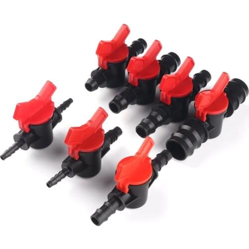 3pcs 8Kinds Socket Type Irrigation Ball Valve Micro Drip Irrigation Hose Connectors Agricultural Watering Kits PE Pipe Valve