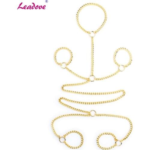 Stainless Steel Neck Collar Metal Handcuff Wrist Ankle Cuff Adult Slave Role Play BDSM Restraint Bondage Sex Toys SP0120