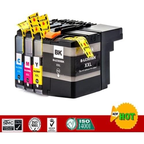 Compatible For Brother LC509 LC505 Ink cartridges suit for Brother DCP-J100 DCP-J105 MFC-J200 Without chip