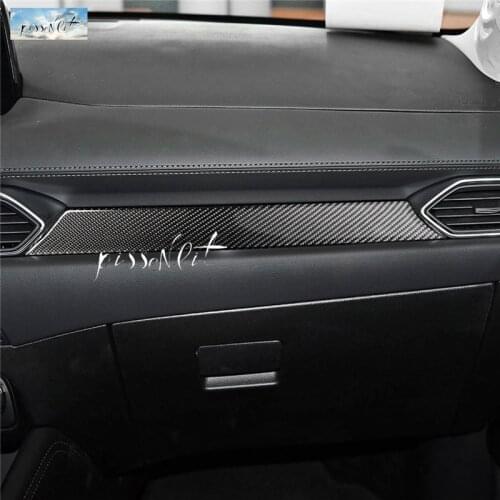 Carbon Fiber Auto Interior Stickersfor Instrument Panel Decoration For Mazda CX-5 CX 5 2018 2017 Car Styling Accessories