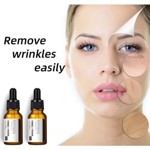 Hexapeptide Collagen Essence Serum Anti-Wrinkle Hyaluronic Acid Moisturizing Whitening Firming Freckle Removal Acne Facial Care