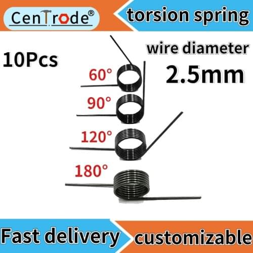 V-type spring Torsion spring Wire diameter 2.5mm torsion spring small torsion spring Angle 180/120/90/60 degree
