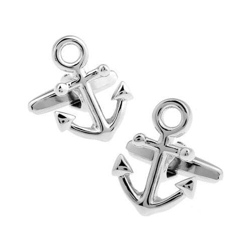French Style Cufflinks Fashion Personality Mens Gifts Business Banquet Cocktail Party Shirt Cuffs Buttons Anchor Cuff Links