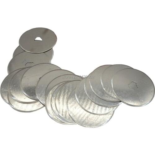 1/5/10/20pcs 45mm Rotary Cutter Refill Blade Quilters Sewing Fabric Leather Craft Vinyl Paper 45mm Rotary Cutter Spare Blades