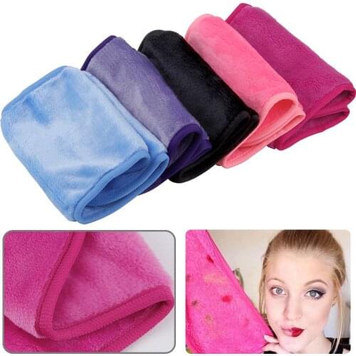 2/5/10Pcs Make-up Remover Towel MakeUp Eraser Microfibre Cloth Pads Reusable Women Facial Cleaning Towels Skincare Beauty Tool