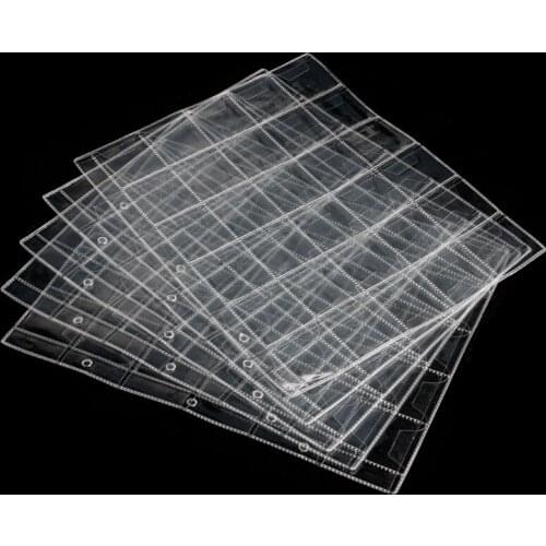 30 Pockets Album Pages Holders Folder Sheets For Classic Coin Storage Collection Album