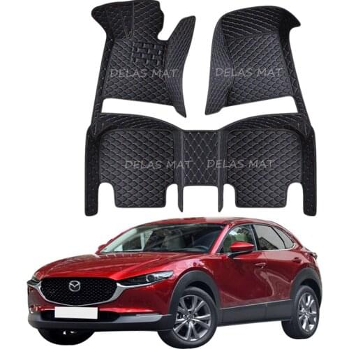 Car floor mats for mazda 3 bk cx5 6 gg gj cx7 cx3 cx30 2 mx-5 cx9 demio 323 car floor mats