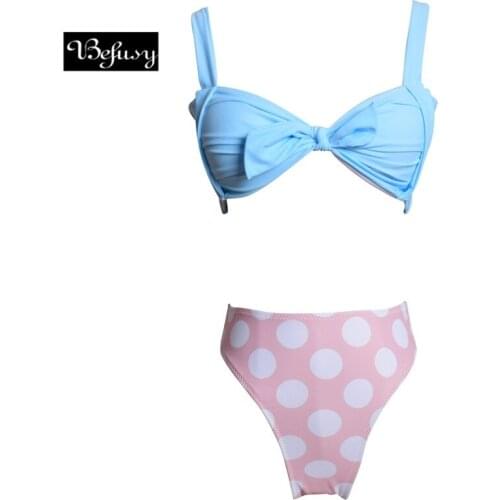 Купальники в горошек Befusy China At AliExpress