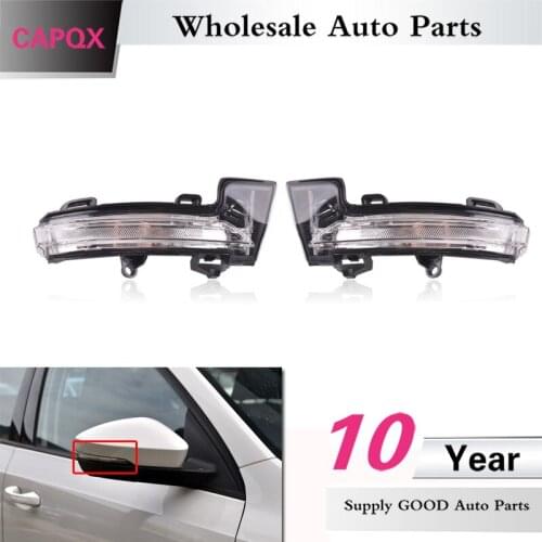 CAPQX Side Mirror LED Indicator Turn Signal Light Lamp For VW New Octavia 2015 2016 2017