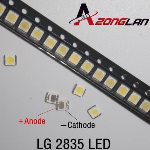FOR LG Innotek LED LED Backlight 1210 3528 2835 1W 100LM Cool white LCD Backlight for TV TV Application 5000PCS