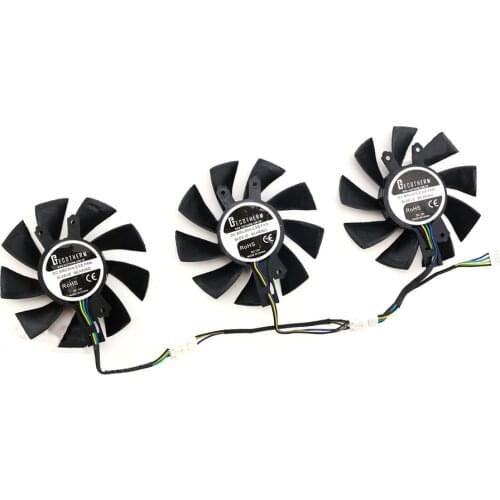 For ZOTAC RTX2060 GTX1660 1660tiS X-GAMING HA Graphics Fan Cooling Fan Cooler Spare Parts