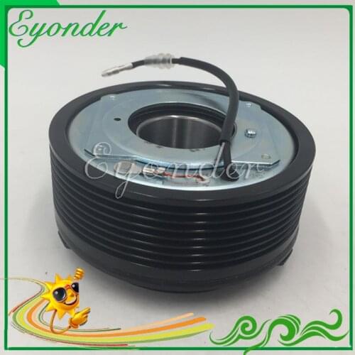 AC A/C Air Conditioning Compressor Cooling Pump Magnetic Clutch Assembly Pulley for BMW X6 E71 E72 35i 64529205096 64529185147
