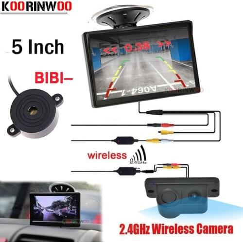 Koorinwoo For Sony AHD Car rear view camera Video Parkinjg sensor Car Detector Radar Security camera system Alarm Monitor Screen