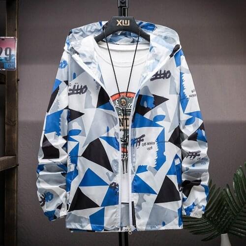 Men Hip Hop Streetwear Hooded Jacket Patchwork Zipper Outwear Quick Dry Skin Coat Waterproof Windbreaker Jacket Jaquetas