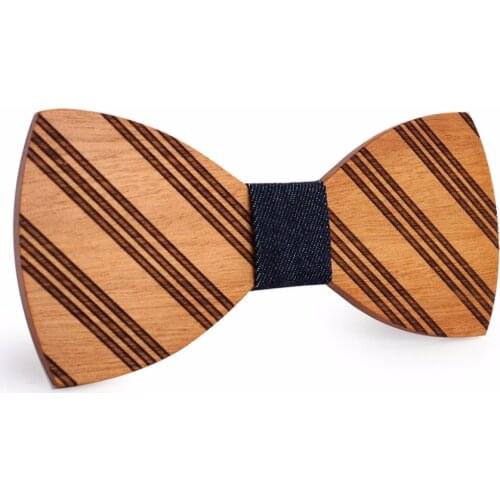 Handmade Men Wood Bow Tie Business Butterfly Cravat Party Ties Women Bowtie