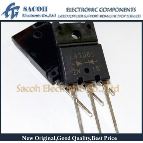 New Original 10PCS/Lot L4206S FML-4206S L4206 or FMD-4206S D4206S D4206 TO-3PF 20A 600V Silicon Rectifier Diode