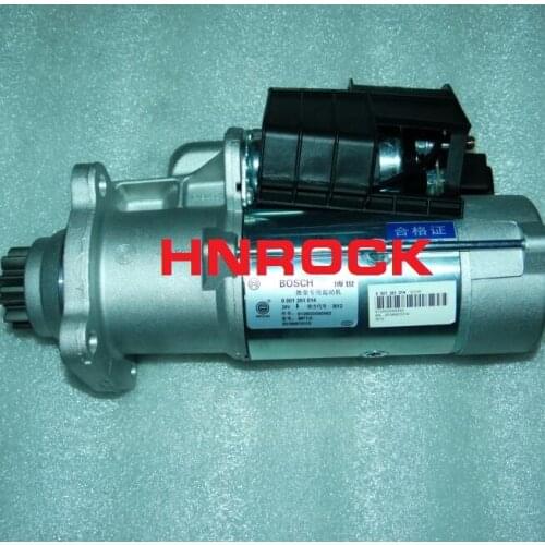 NEW 24V STARTER MOTOR 612600090562 0001231014 0001360061 0001368017 0001368063 0001368074 0986010980 FOR Weichai / WP10 engines