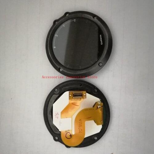 Black Original slight scratches LCD Display Screen for Garmin Fenix 3 for Garmin Fenix 3 HR Watch Frame Parts Replacement